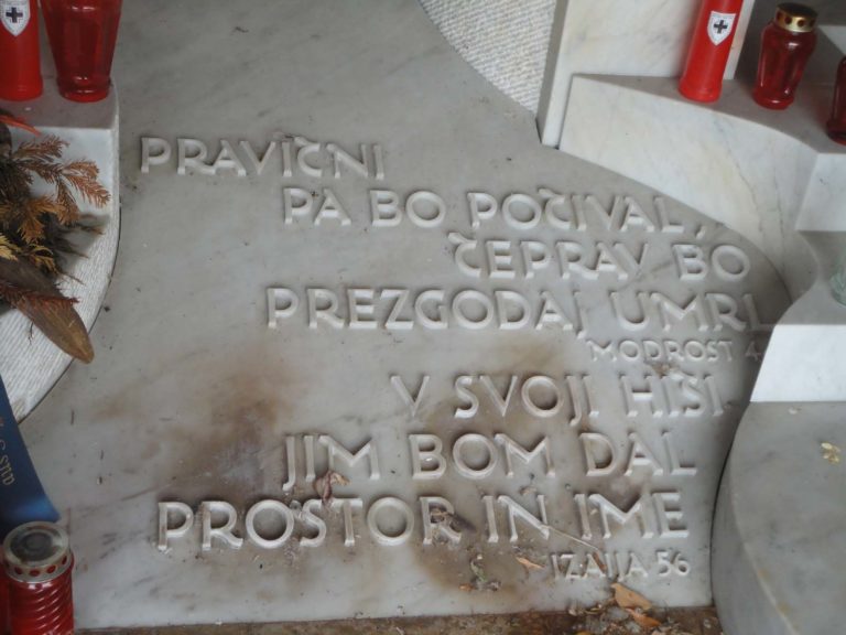 Teharje pravicni pa bo pocival ceprav bo prezgodaj umrl